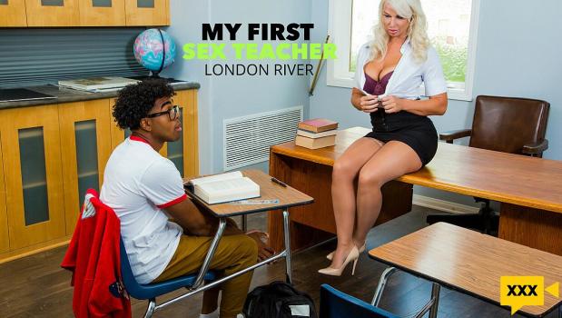 My First Sex Teacher – London River is willing to help her student, but she wants cock in return
