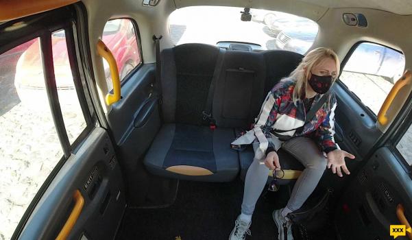 SexInTaxi – Brittany Bardot – Sexy blonde widow got it hard in the taxi – E08