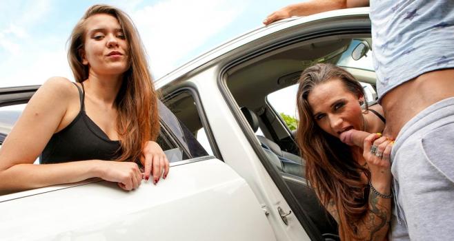 Swhores – Experienced Vs Innocent Threesome
