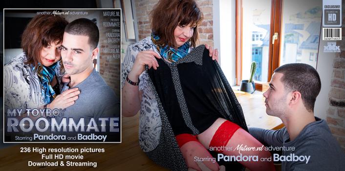 Mature NL – Pandora – 51 year old Pandora has a very naughty toyboy roommate