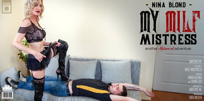 Mature NL – This toyboy gets it from Milf Mistress Nina Blond