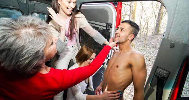 Mature Van – Daughters want some fun for mom