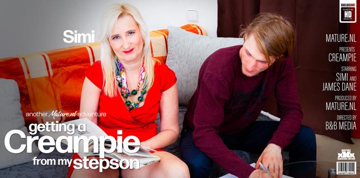 Mature NL – Naughty mature Simi is craving from a creampie from her stepson