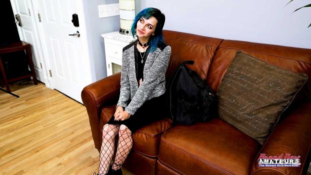 BrandNewAmateurs – Inara - Tatted Blue-Hair Waife Gets it in the Ass!