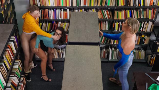 LilHumpers – Slay Savage - Sneaky Librarian Gets College Cock