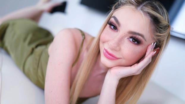 Amateur Allure Welcomes Demi Hawks to Suck Cock, Get Fucked and Swallow Cum