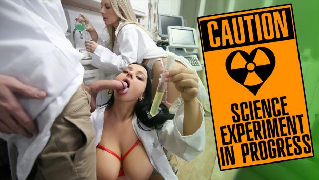 FreeuseMILF – Bunny Madison & Payton Preslee - A Freeuse Science Success
