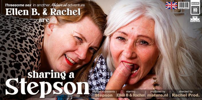 MatureNL – Ellen B. & Rachel ​- An old and young threesome between cougar Ellen B, curvy mature Rachel and her stepson