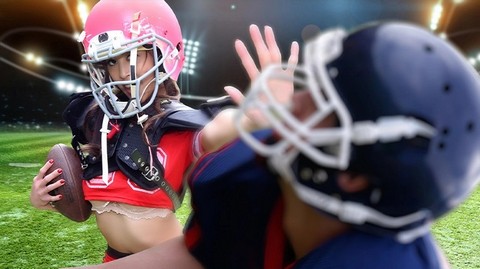 ExxxtraSmall – Alexia Anders - The Touchdown Thot