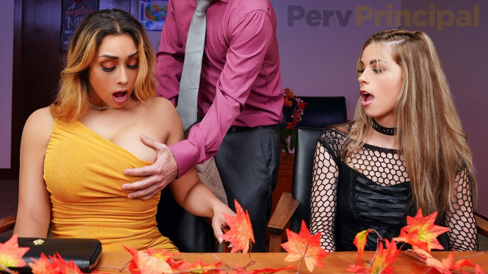 PervPrincipal – Lilly Hall & Renee Rose – Thanksgiving is Ruined