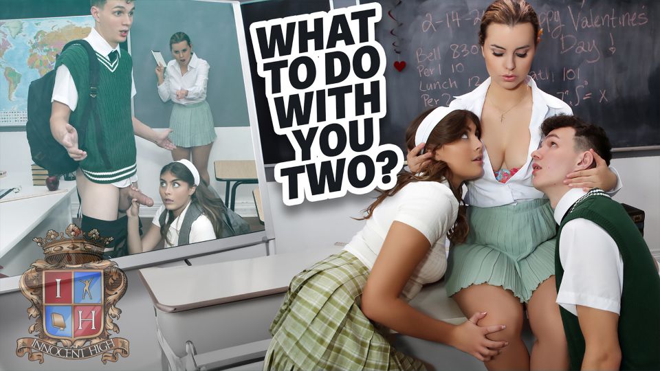InnocentHigh – Jessie Rogers & Selina Bentz – My Teacher’s Horny Intervention