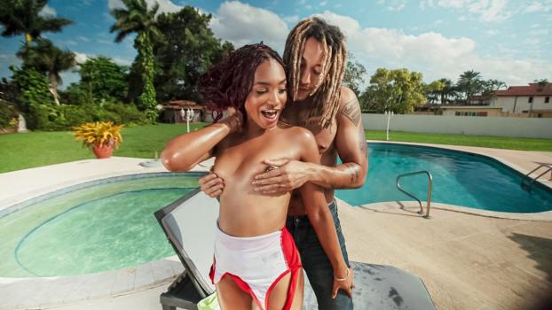TeensLoveHugeCocks – Addis Fouche – Sunbathing In Cock