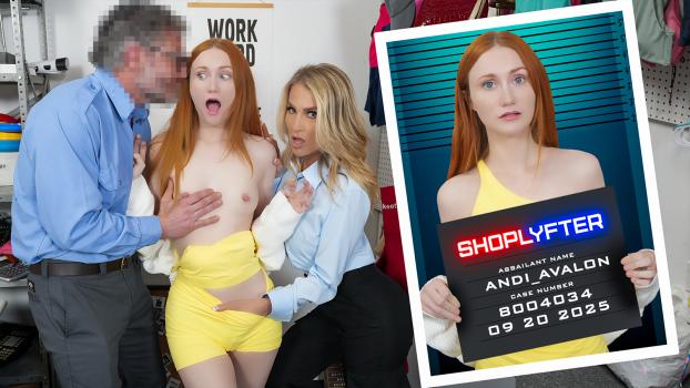 Shoplyfter – Andi Avalon & Scarlet Skies – Case No. 8004034 – Threesome with The Vibrator Thief
