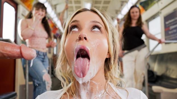 BrazzersExxtra – Kali Roses – Kali Rides The Subway!